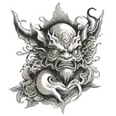 geto suguru tattoo design idea