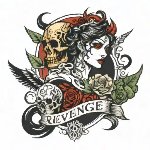 Revenge tattoo design idea