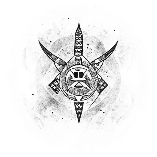 camino hacia un ovillo de lana  tattoo design idea