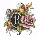 1 Corinthians 13:4-8 tattoo design idea