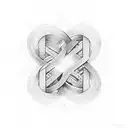 infinity symbol made by using the letters in the name cyrus tattoo design idea