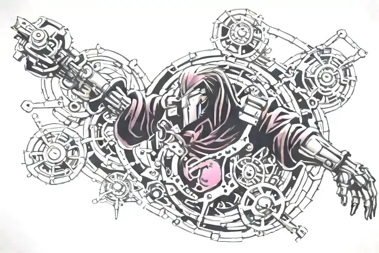 gambit tattoo design idea