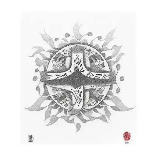 beatles tattoo design idea