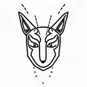 Anubis tattoo design idea