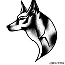 Anubis tattoo design idea