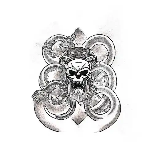 harley davidson Sportster tattoo design idea