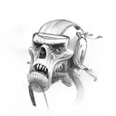 father and three sons tattoo design idea