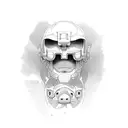 father and three sons tattoo design idea