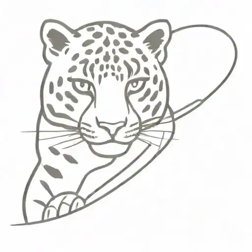 Snow Leopard from Kung Fu Panda tattoo design idea