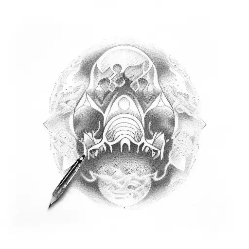 HANDSHAKE tattoo design idea