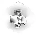 handshake tattoo design idea