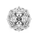 handshake tattoo design idea