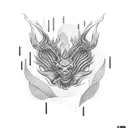 HANDSHAKE tattoo design idea