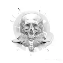 handshake on the neck tattoo design idea