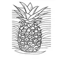 Pineapple tattoo design idea