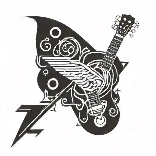 Led Zeppelin logo tattoo design idea