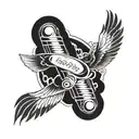 Led Zeppelin logo tattoo design idea
