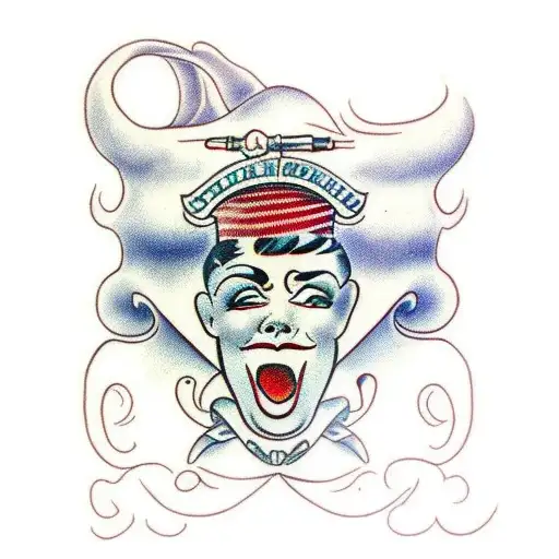 pinup tattoo design idea