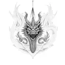 Kill Me Dragon tattoo design idea