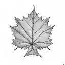 Maple Leaf tattoo design idea