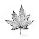 Maple Leaf tattoo design idea