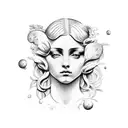 the birth of venus tattoo design idea