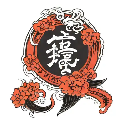 kanji family tattoo design idea
