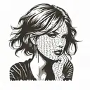 taylor swift lyrics tattoo design idea