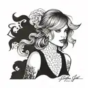 taylor swift lyrics tattoo design idea