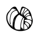 croissant tattoo design idea
