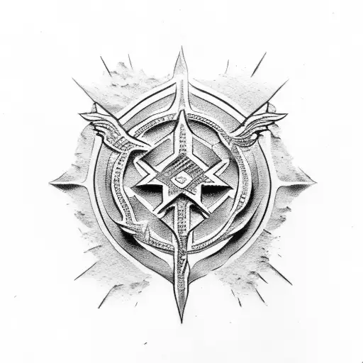 roman empire symbol tattoo design idea