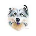 himalayan sheepdog tattoo design idea