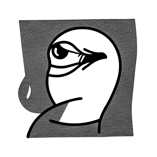 serpiente cara de pato  tattoo design idea