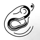 serpiente cara de pato  tattoo design idea