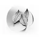 leaves bracelet tattoo design idea