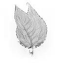 leaves bracelet tattoo design idea