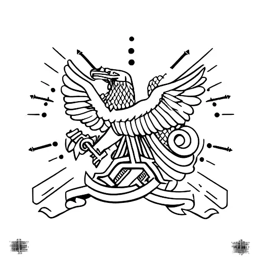 greece sword tattoo design idea