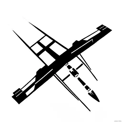 three x-wings from above tattoo design idea