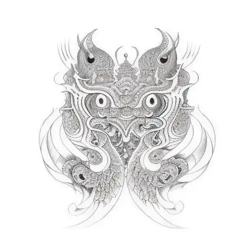 rana samurái  tattoo design idea