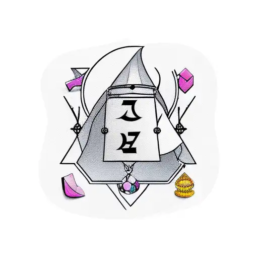 fortune teller tattoo design idea