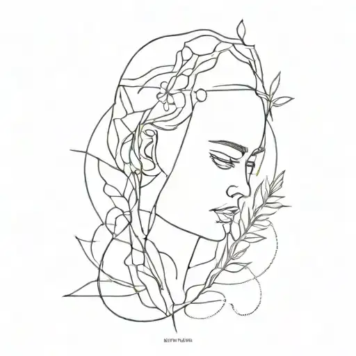 trauma caused tattoo design idea