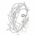 trauma caused tattoo design idea