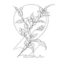 trauma caused tattoo design idea