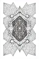karma symbol tattoo design idea