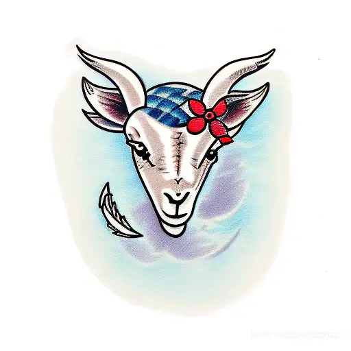 traditional lamb tattoo