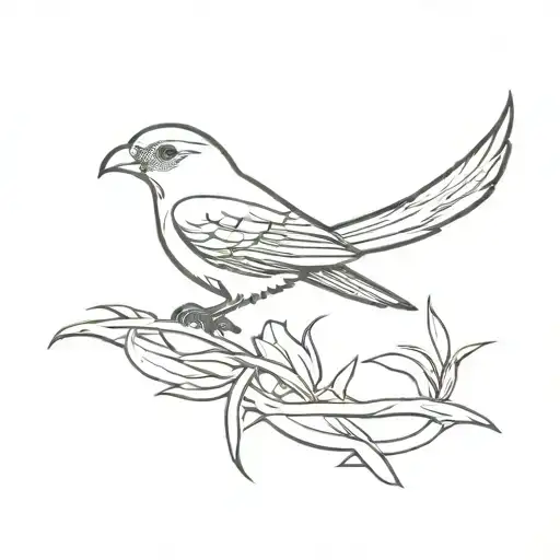 quetzal bird tattoo design idea