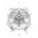 Ankh Symbol tattoo design idea