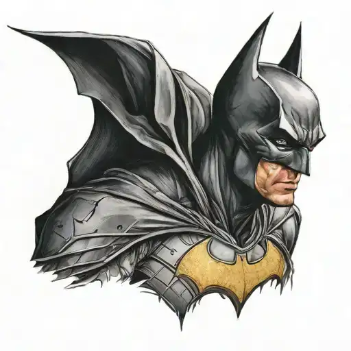 Batman with context behind tattoo design idea