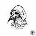 plague doctor  tattoo design idea