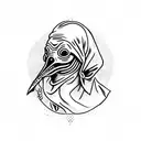 plague doctor  tattoo design idea